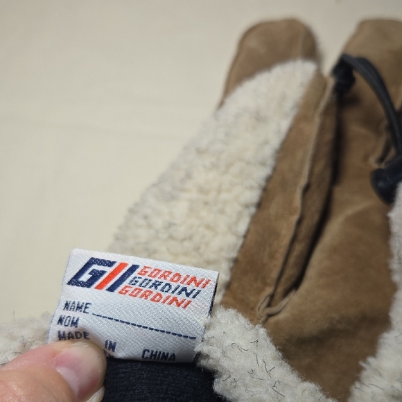 Gordini Wooly-Genuine Leather Palm-Men's Gloves Size XL - Picture 5 of 7